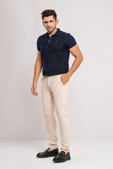 Slim Fit Solid Chinos