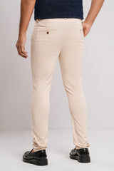 Slim Fit Solid Chinos