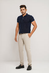 Slim Fit Solid Chinos