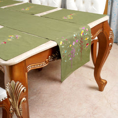 Table Runner - Moss Green (14x72 Inch)