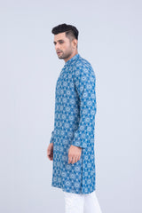 Slim Fit Tencel Denim Panjabi