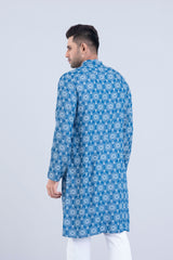 Slim Fit Tencel Denim Panjabi