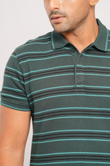 Relaxed Fit Honeycomb Fabric Polo Shirt