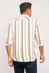 Regular Fit Casual Cotton Shirt with All-over Micro Detailing