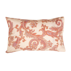 Pillow Cover - Peach Paisley