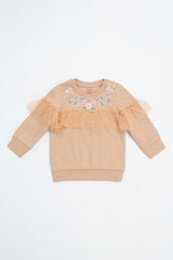 New Born Girls Sweatshirt (0-6 Months)