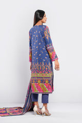 Digital Printed Three-Piece Lawn Salwar Kameez