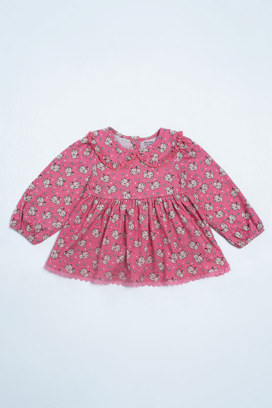 New Born Girls Top (0-6 Months)