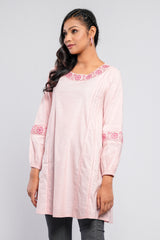 Short-Length Cotton Viscose Ethnic Kurti