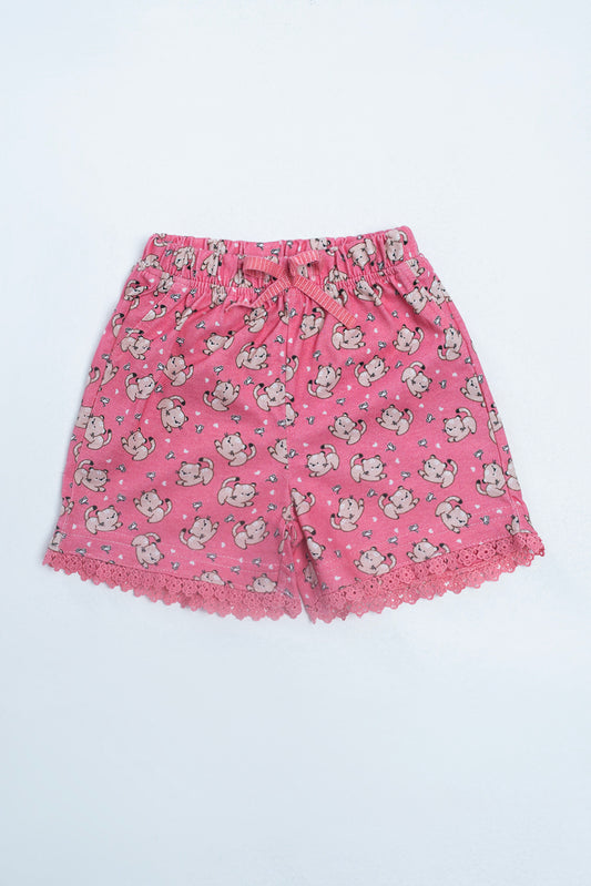 New Born Girls Short Pant (0-6 Months)