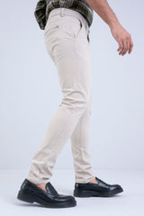 Slim Fit Solid Chinos