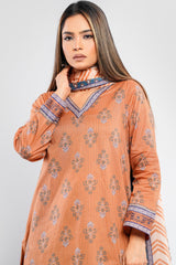 Printed Three-Piece Lawn Salwar Kameez Suit