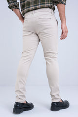 Slim Fit Solid Chinos