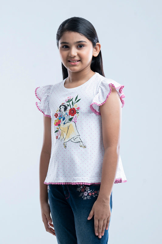 Girls T-Shirt (6-8 Years) - Disney