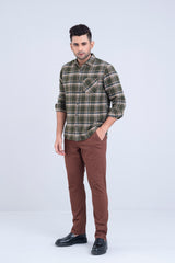 Regular Fit Solid Chinos