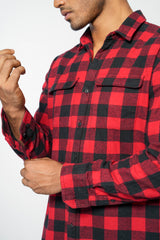 Regular Fit Cotton Checkered Casual Shirt