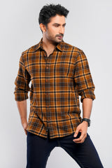 Regular Fit Checkered Casual Shirt