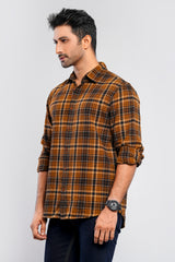 Regular Fit Checkered Casual Shirt