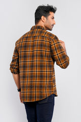 Regular Fit Checkered Casual Shirt