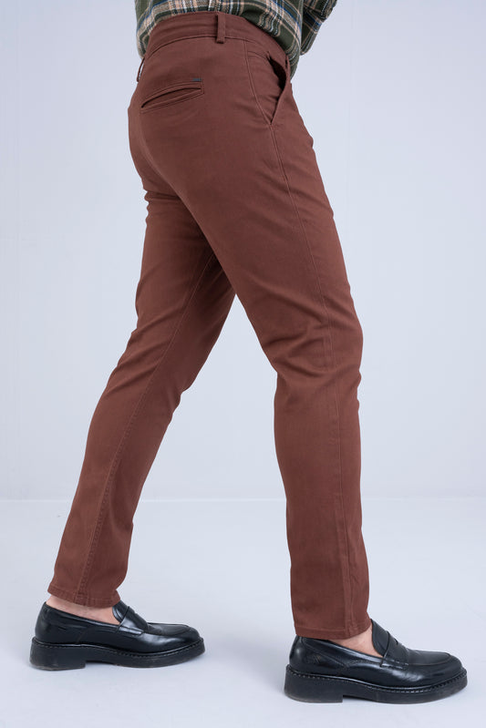 Regular Fit Solid Chinos