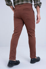 Regular Fit Solid Chinos