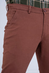 Regular Fit Solid Chinos