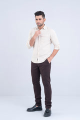 Slim Fit Solid Chinos