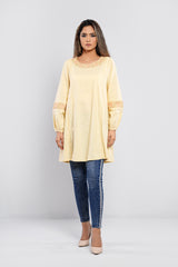 Short-Length Cotton Viscose Ethnic Kurti