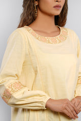 Short-Length Cotton Viscose Ethnic Kurti