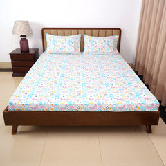 Kids Bedsheet-Pink Butterfly (King size)