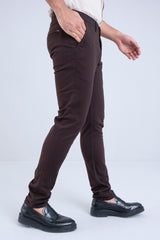 Slim Fit Solid Chinos