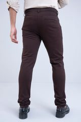 Slim Fit Solid Chinos