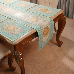 Table Runner - Aqua Blue (14x45 Inch)