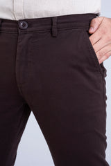 Slim Fit Solid Chinos