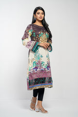 Long-Length Digital Printed Lawn Kurta - One Piece