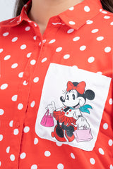 Junior Girls Casual Shirt (10-14 Years) - Disney