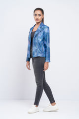 Biker-Style PU Leather Jacket