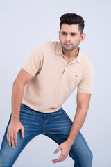 Relaxed Fit Knitted Polo Shirt