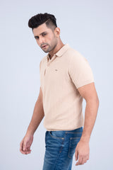 Relaxed Fit Knitted Polo Shirt