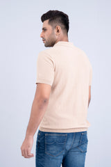 Relaxed Fit Knitted Polo Shirt