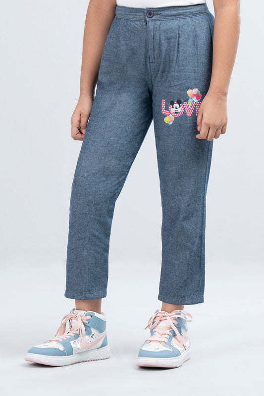 Girls Denim Bottom (6-8 Years) - Disney