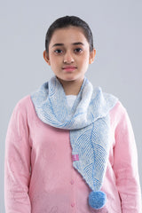 Girls Scarf - Sky