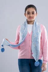 Girls Scarf - Sky