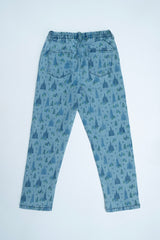 Girl's Denim Bottom (6-8 Years) - Disney