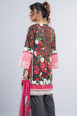 Ready-to-Wear Three Piece Lawn with Chiffon Dupatta