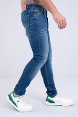 Slim Fit Blue Two-Tone Jeans