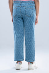 Girls Denim Bottom (6-8 Years)