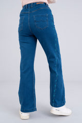 Loose-Fitted Embroidered Denim