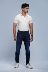 Skinny Fit Dark Blue Jeans