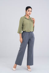 High-Waist Fashion Trousers